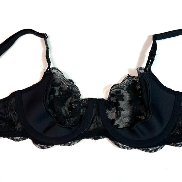 NWT Victoria’s Secret Dream Angel Wicked Push-Up without Padding Black Size 32D - Picture 11 of 14